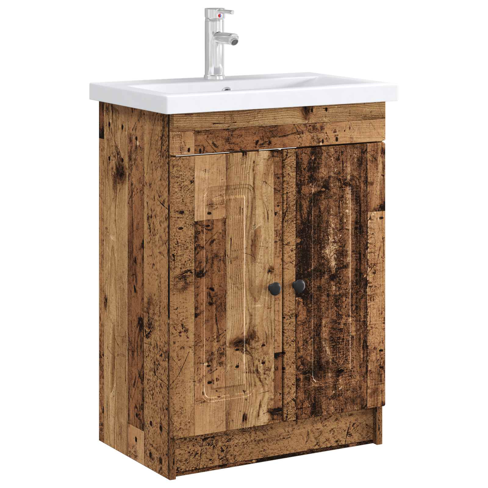 Mobiletto da bagno sotto il lavello Legno antico | homemem39