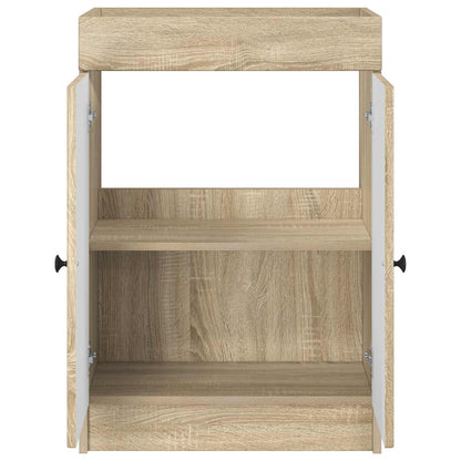 Mobiletto da bagno sotto il lavello Rovere Sonoma | homemem39
