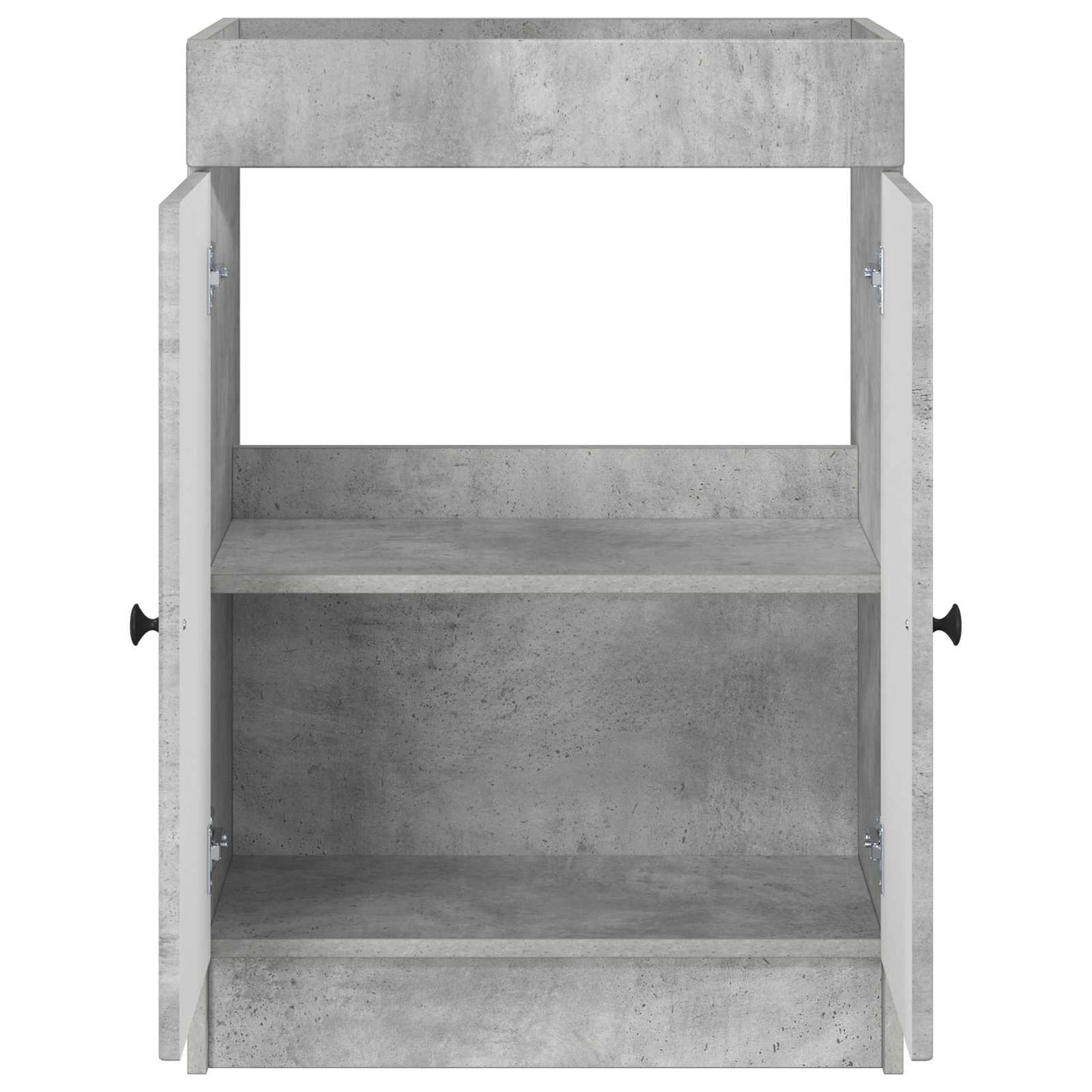 Mobiletto da bagno sotto il lavello Grigio Cemento | homemem39
