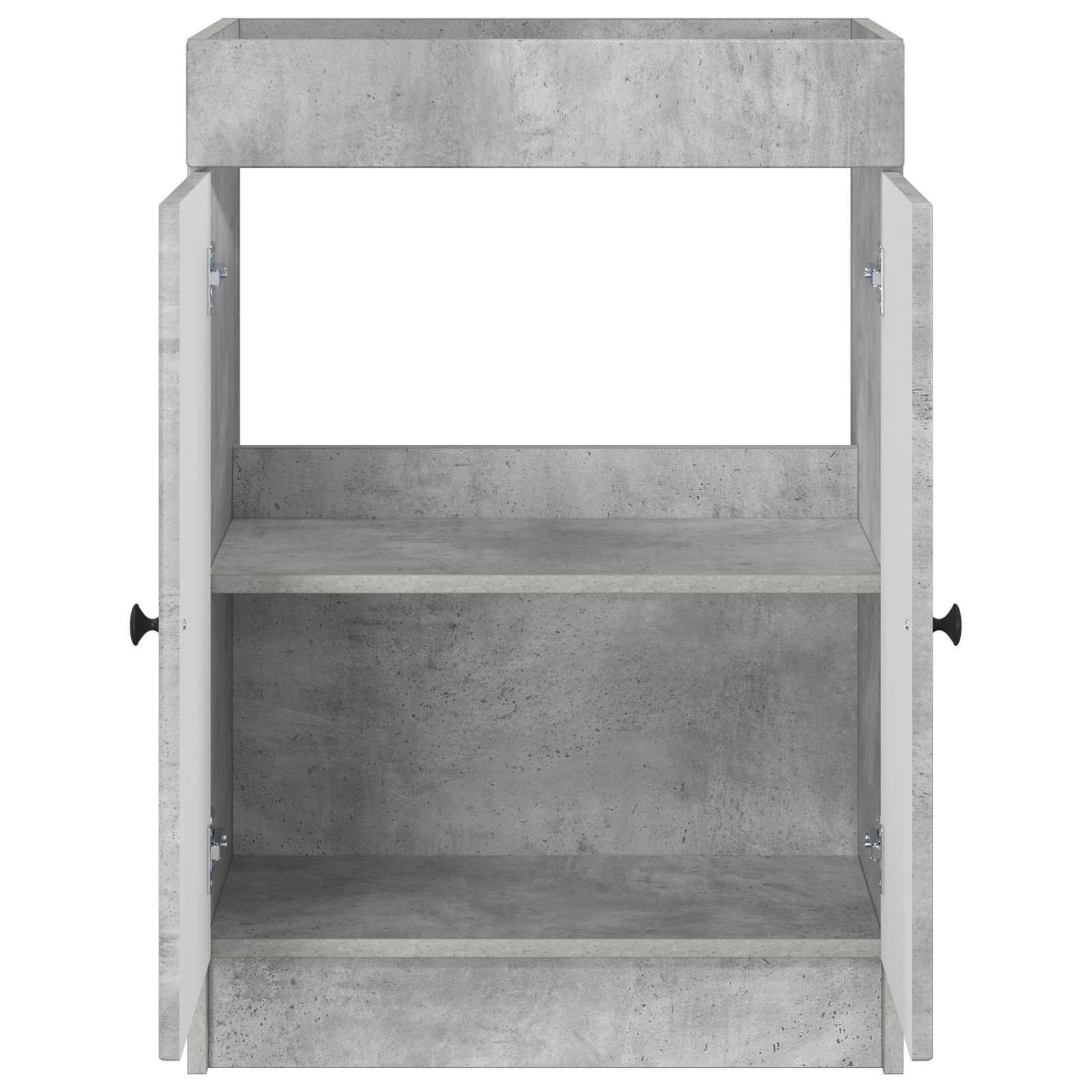 Mobiletto da bagno sotto il lavello Grigio Cemento | homemem39
