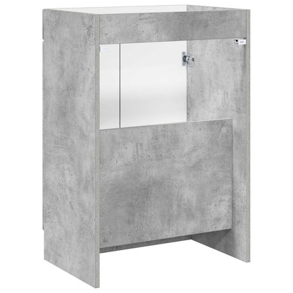 Mobiletto da bagno sotto il lavello Grigio Cemento | homemem39