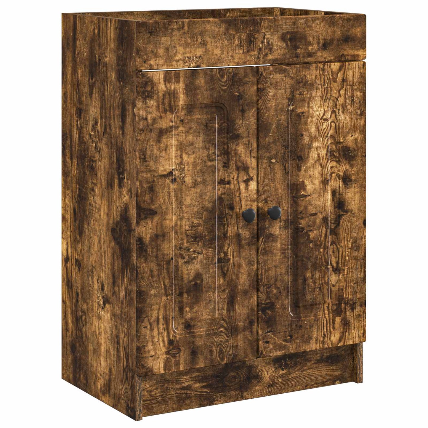 Mobiletto da bagno sotto il lavello Rovere Fumo | homemem39