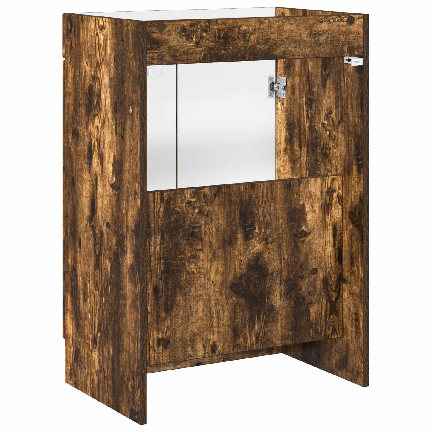 Mobiletto da bagno sotto il lavello Rovere Fumo | homemem39