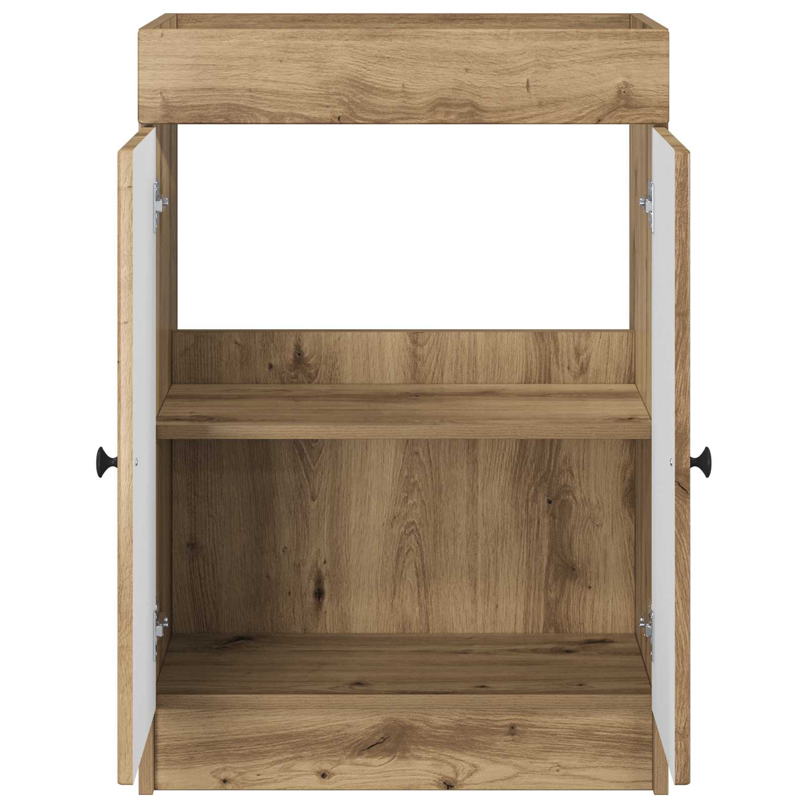 Mobiletto da bagno sotto il lavello Rovere Artigianale | homemem39