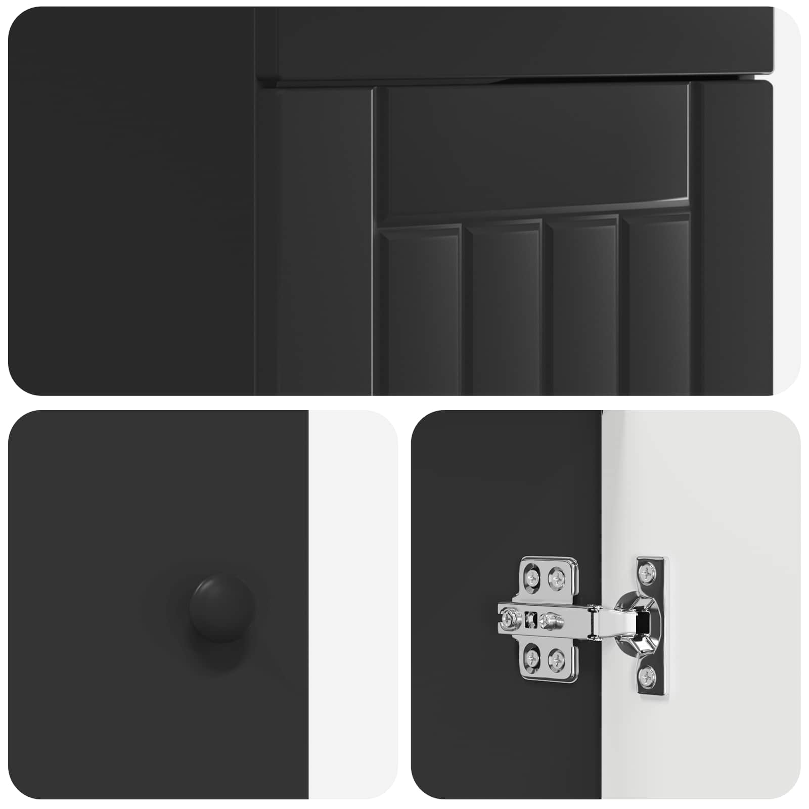 Mobile da bagno con lavabo Nero 42 x 40 x 84,5 cm | homemem39