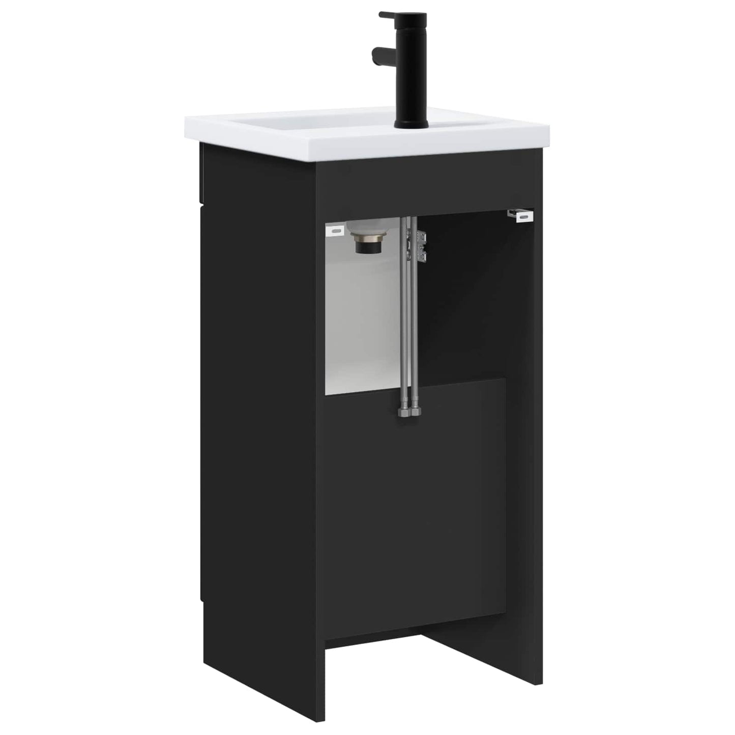 Mobile da bagno con lavabo Nero 42 x 40 x 84,5 cm | homemem39
