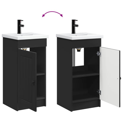 Mobile da bagno con lavabo Nero 42 x 40 x 84,5 cm | homemem39