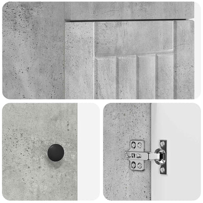 Mobile da bagno con lavabo Grigio Cemento 42 x 40 x 84,5 cm | homemem39