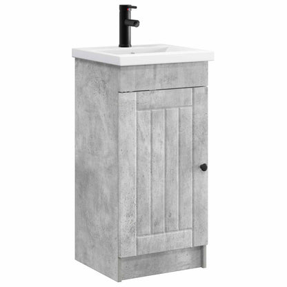 Mobile da bagno con lavabo Grigio Cemento 42 x 40 x 84,5 cm | homemem39