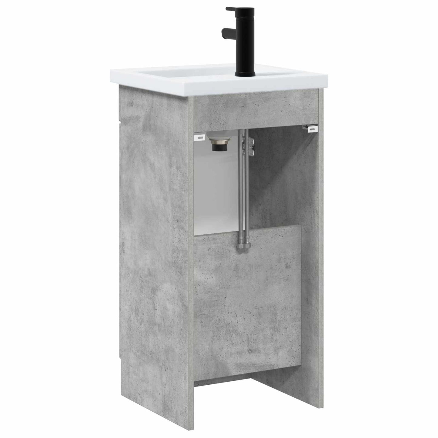 Mobile da bagno con lavabo Grigio Cemento 42 x 40 x 84,5 cm | homemem39