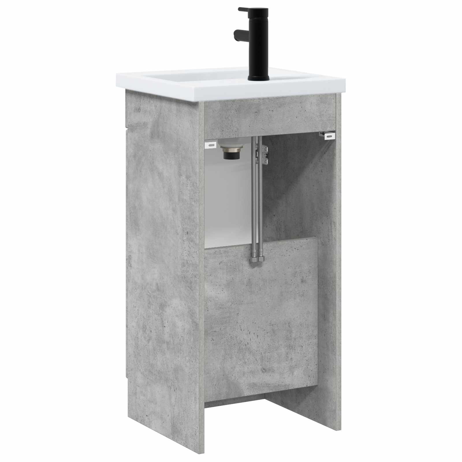 Mobile da bagno con lavabo Grigio Cemento 42 x 40 x 84,5 cm | homemem39