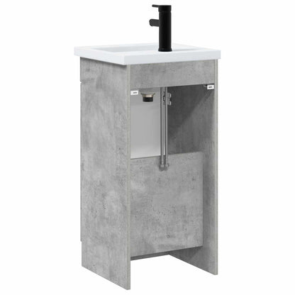 Mobile da bagno con lavabo Grigio Cemento 42 x 40 x 84,5 cm | homemem39