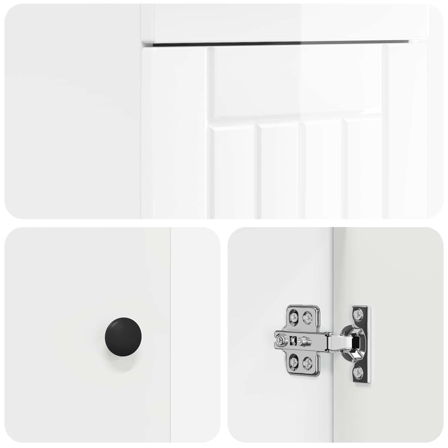 Mobile da bagno con lavabo Bianco Lucido 42 x 40 x 84,5 cm | homemem39