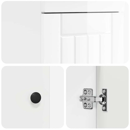 Mobile da bagno con lavabo Bianco Lucido 42 x 40 x 84,5 cm | homemem39