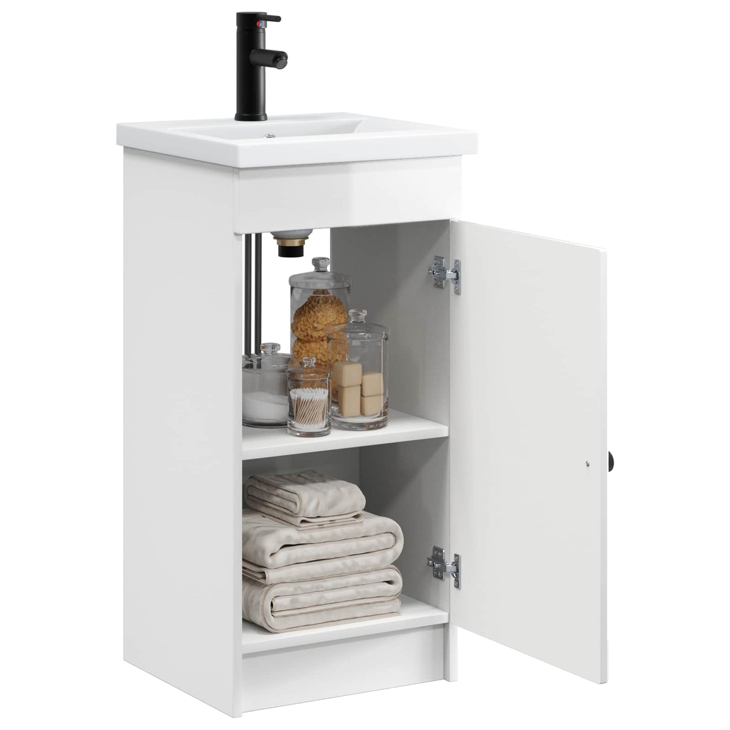 Mobile da bagno con lavabo Bianco Lucido 42 x 40 x 84,5 cm | homemem39