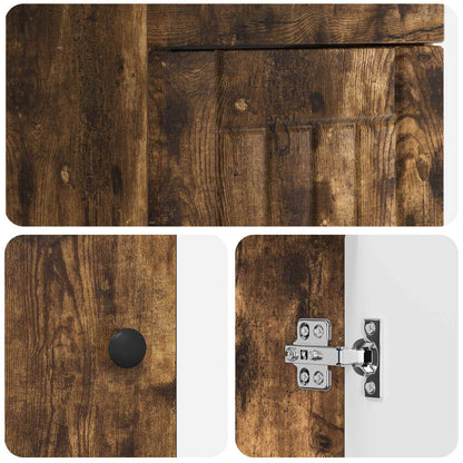 Mobile da bagno con lavabo Rovere Fumo 42 x 40 x 84,5 cm | homemem39