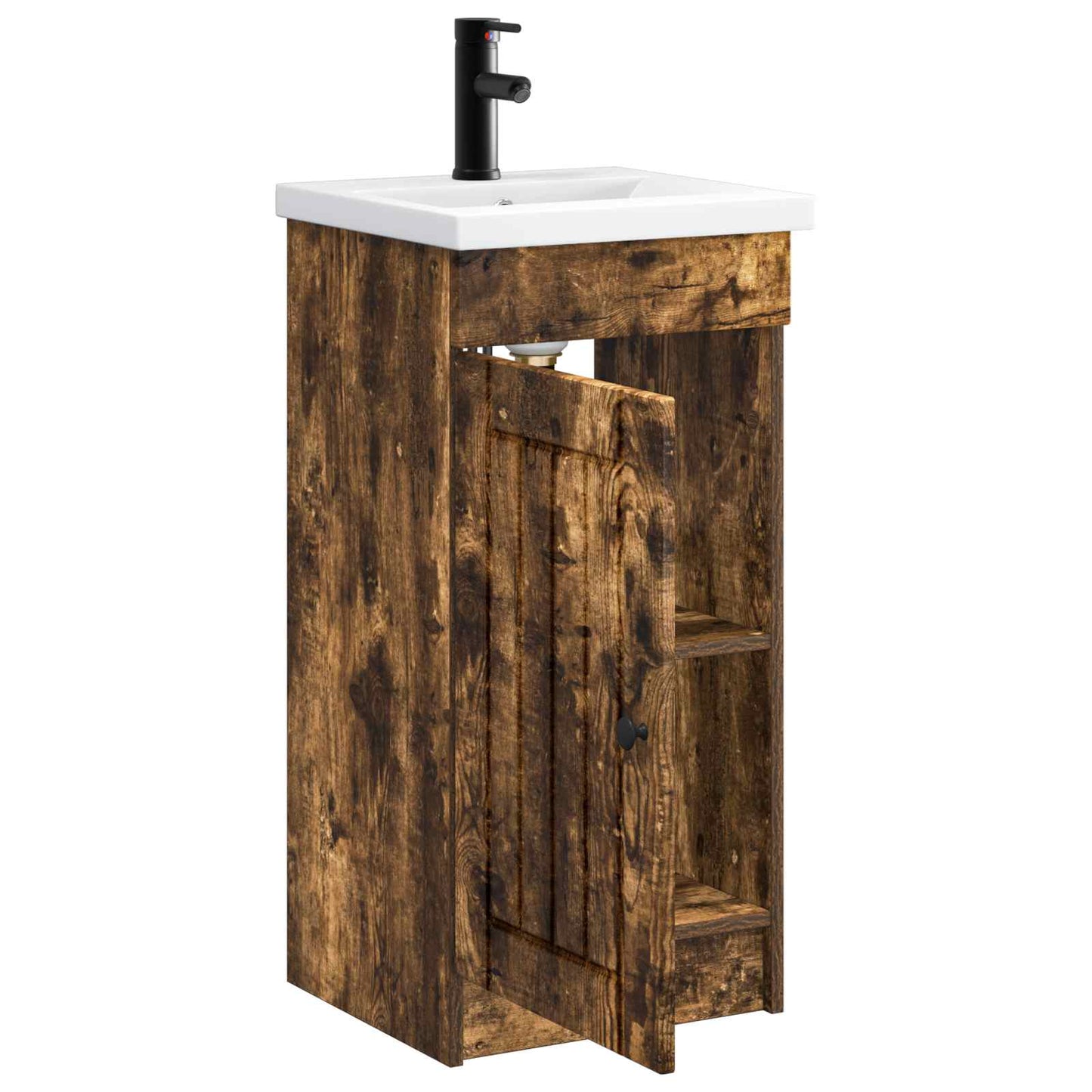 Mobile da bagno con lavabo Rovere Fumo 42 x 40 x 84,5 cm