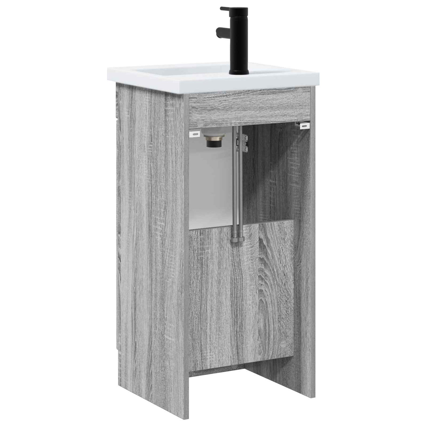 Mobile da bagno con lavabo Sonoma grigio 42 x 40 x 84,5 cm | homemem39