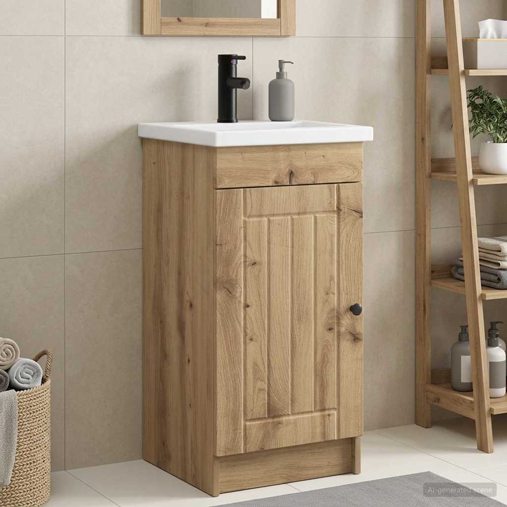 Mobile da bagno con lavabo Rovere Artigianale 42 x 40 x 84,5 cm | homemem39