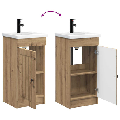Mobile da bagno con lavabo Rovere Artigianale 42 x 40 x 84,5 cm | homemem39