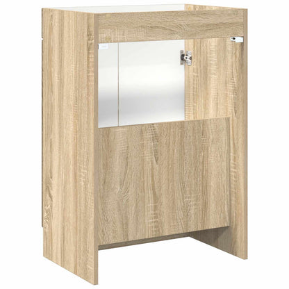 Mobiletto da bagno sotto il lavello Rovere Sonoma | homemem39