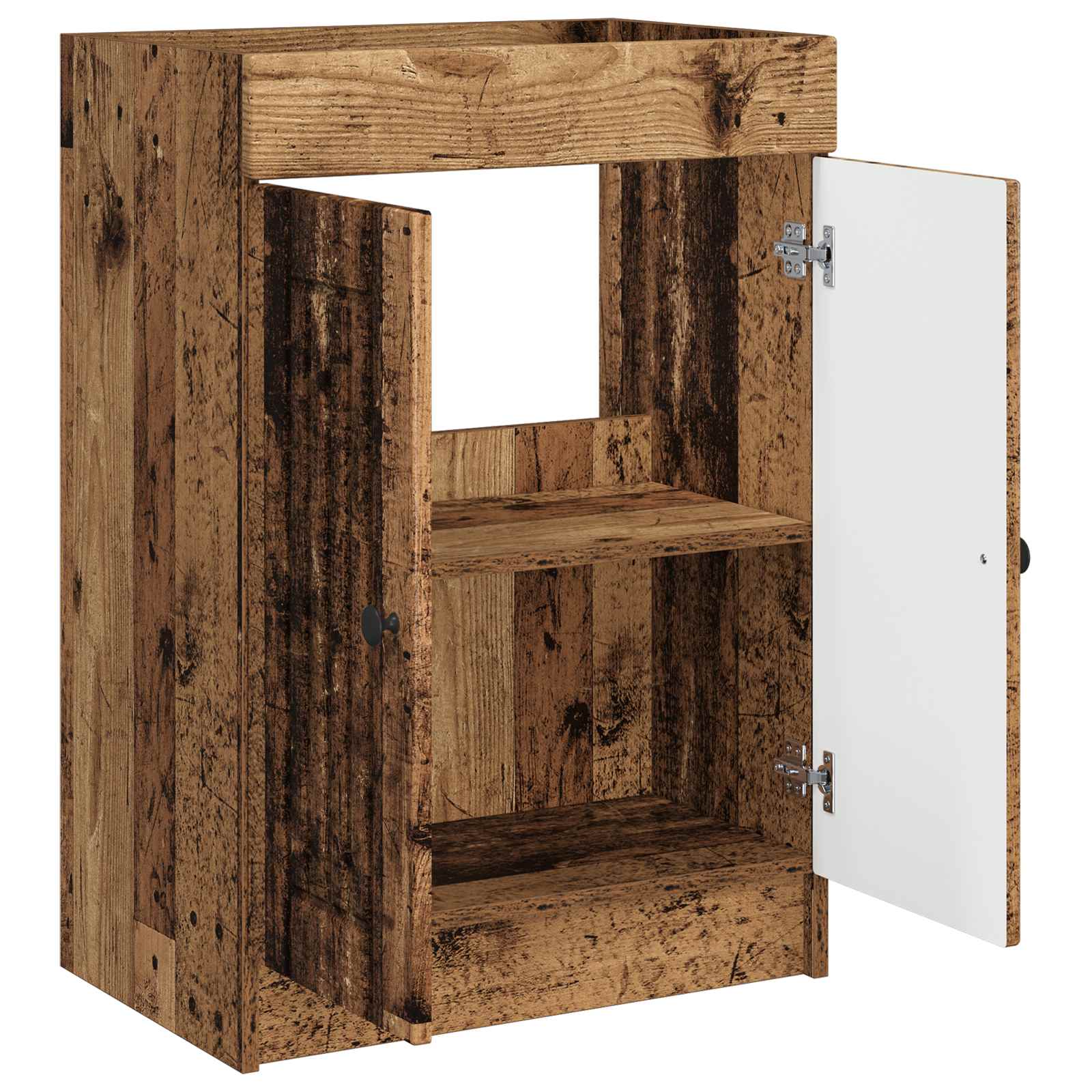Mobiletto da bagno sotto il lavello Legno antico | homemem39