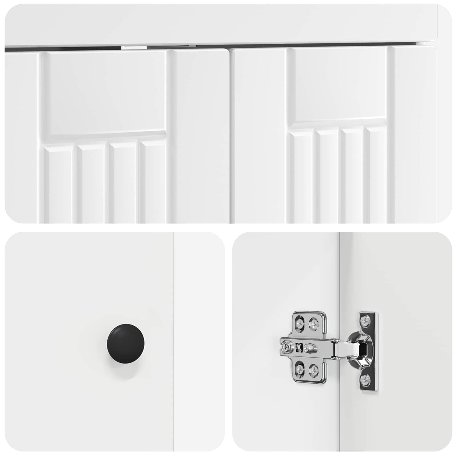 Mobiletto da bagno sotto il lavello Bianco 78,5 x 37,5 x 81 cm | homemem39