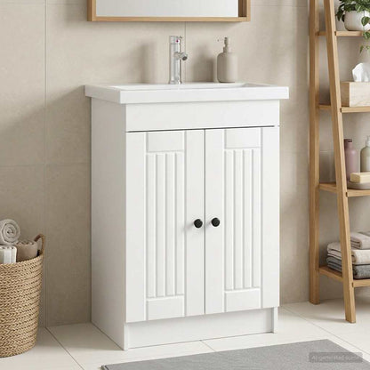Mobiletto da bagno sotto il lavello Bianco 78,5 x 37,5 x 81 cm | homemem39