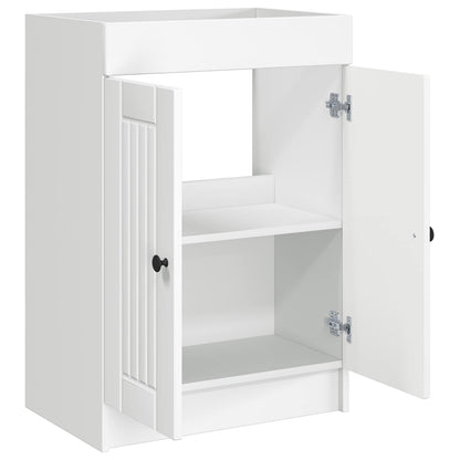 Mobiletto da bagno sotto il lavello Bianco 78,5 x 37,5 x 81 cm | homemem39