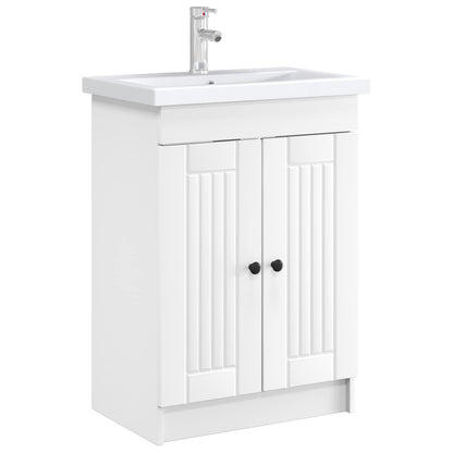 Mobiletto da bagno sotto il lavello Bianco 78,5 x 37,5 x 81 cm | homemem39