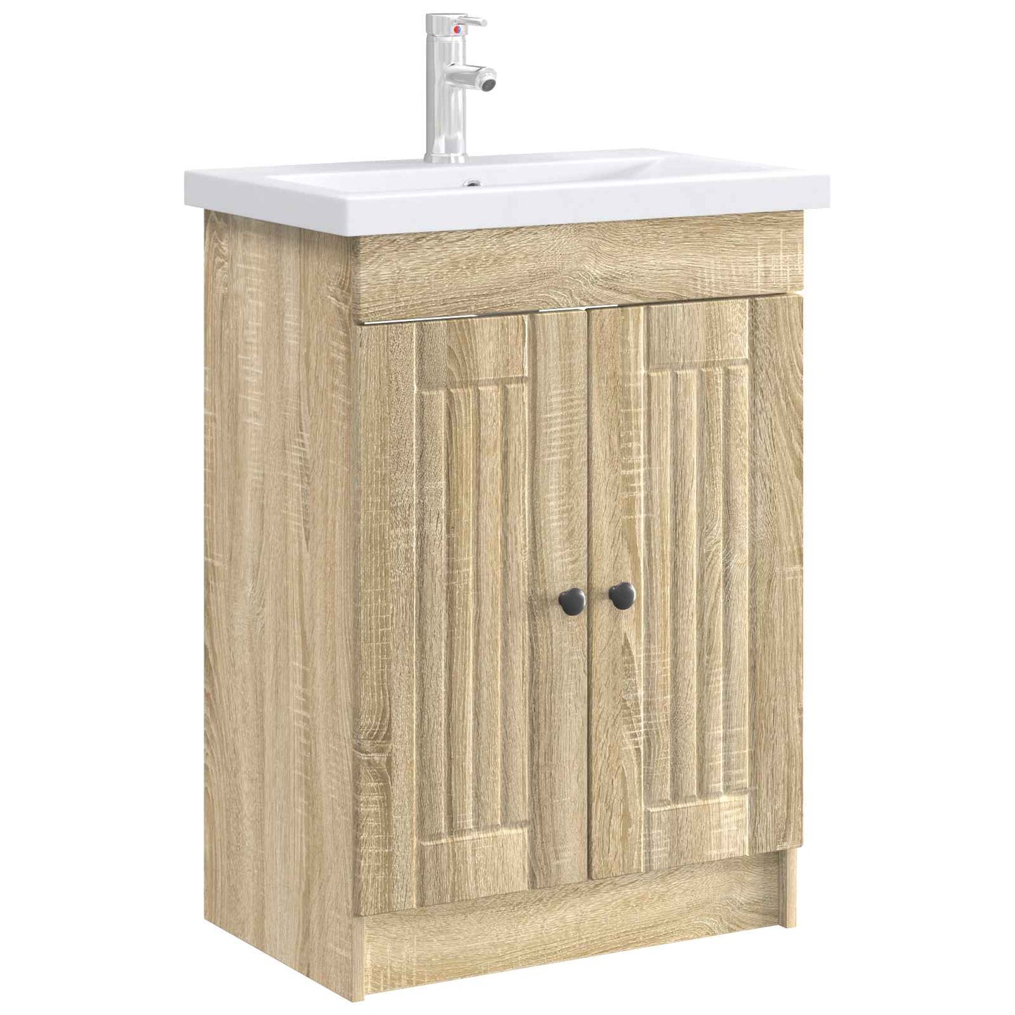 Mobiletto da bagno sotto il lavello Rovere Sonoma | homemem39