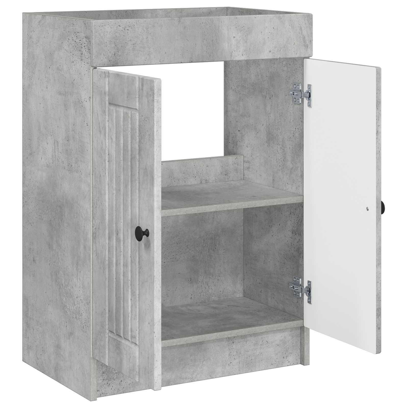 Mobiletto da bagno sotto il lavello Grigio Cemento | homemem39