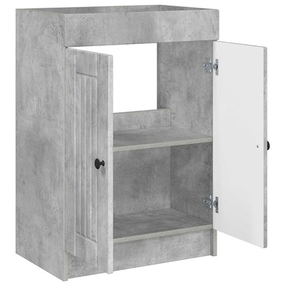 Mobiletto da bagno sotto il lavello Grigio Cemento | homemem39
