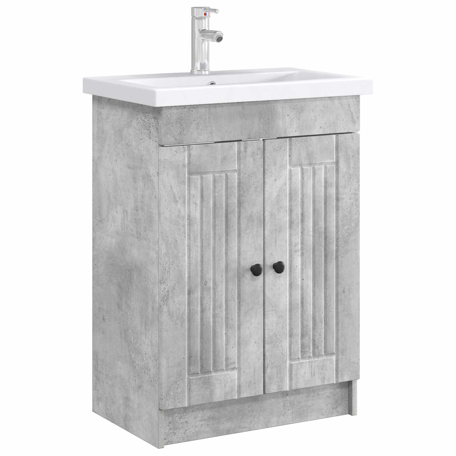 Mobiletto da bagno sotto il lavello Grigio Cemento | homemem39