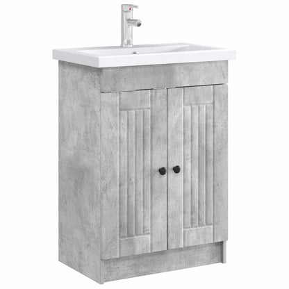 Mobiletto da bagno sotto il lavello Grigio Cemento | homemem39