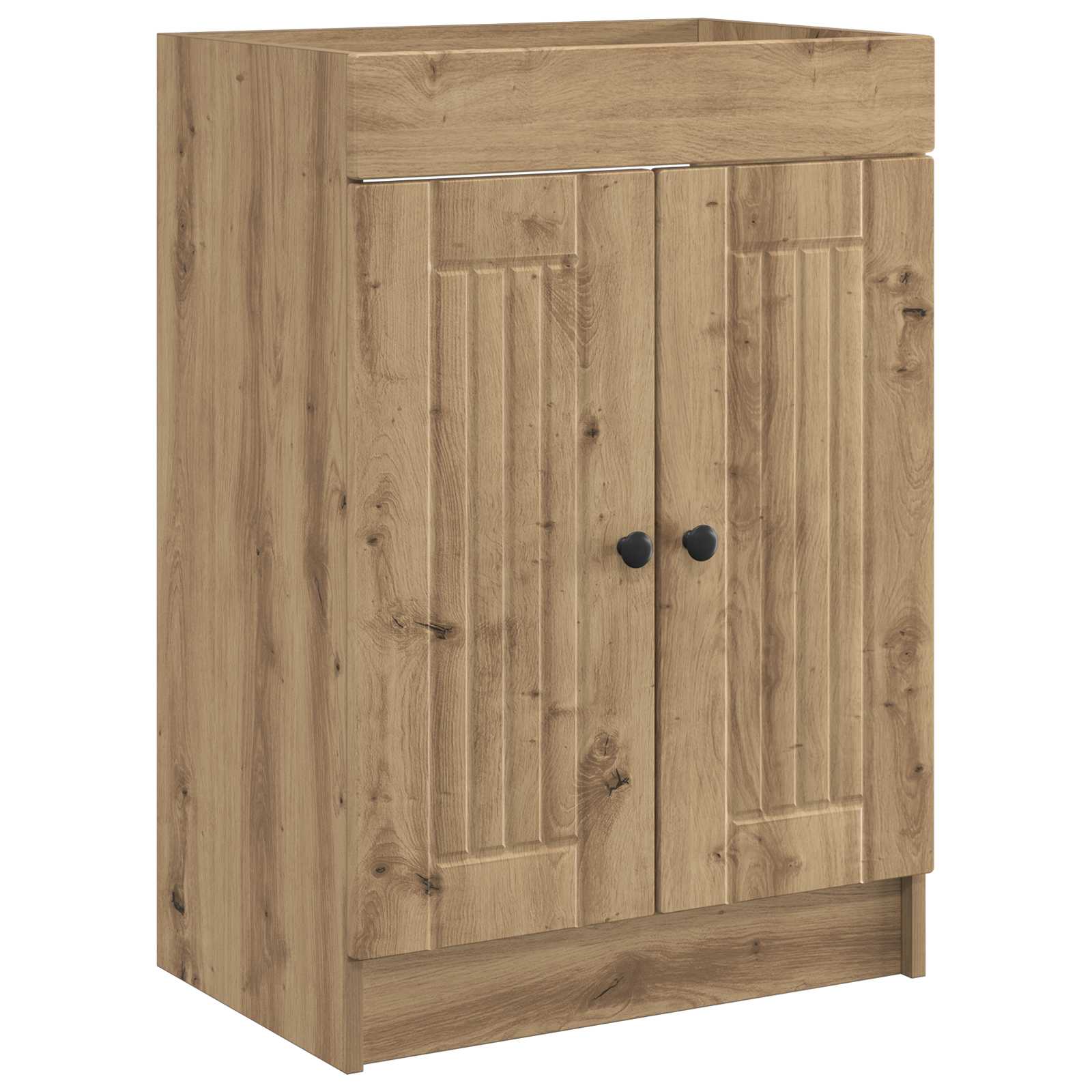 Mobiletto da bagno sotto il lavello Rovere Artigianale | homemem39