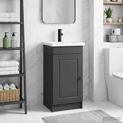 Mobile da bagno con lavabo Nero 42 x 40 x 84,5 cm | homemem39