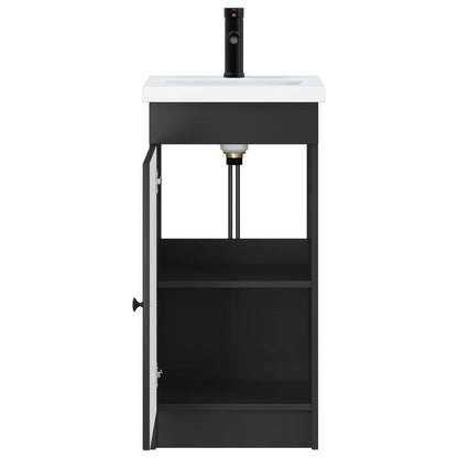Mobile da bagno con lavabo Nero 42 x 40 x 84,5 cm | homemem39