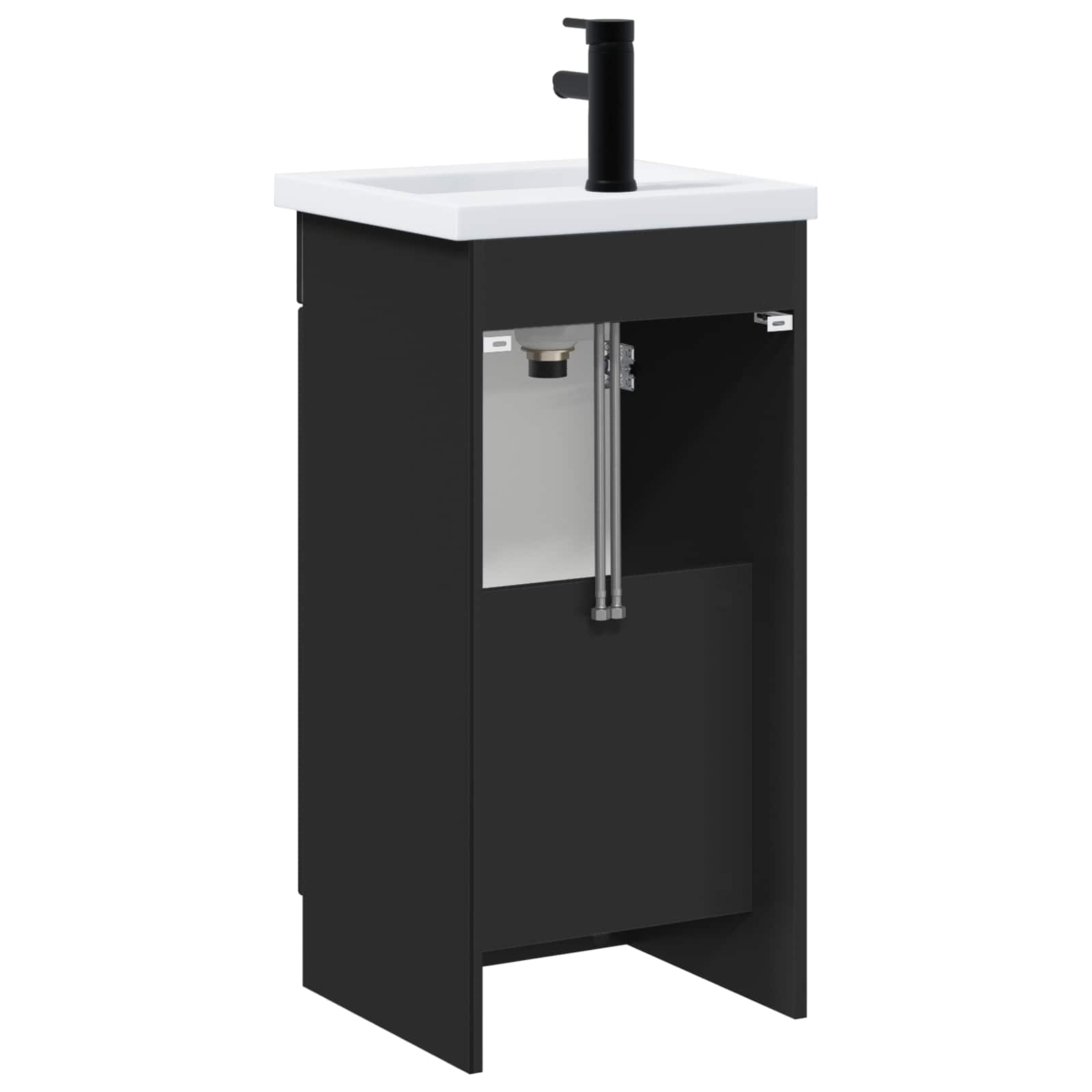 Mobile da bagno con lavabo Nero 42 x 40 x 84,5 cm | homemem39