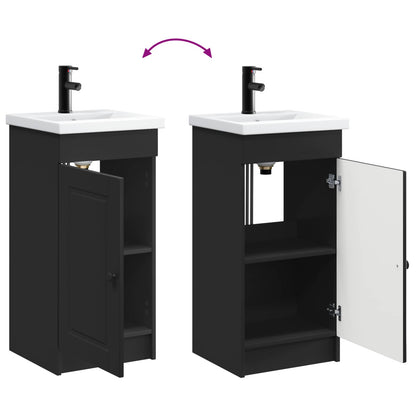 Mobile da bagno con lavabo Nero 42 x 40 x 84,5 cm | homemem39