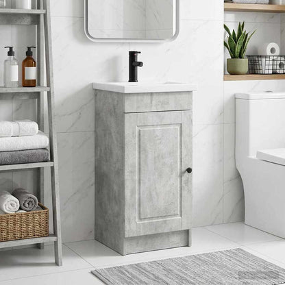 Mobile da bagno con lavabo Grigio Cemento 42 x 40 x 84,5 cm | homemem39
