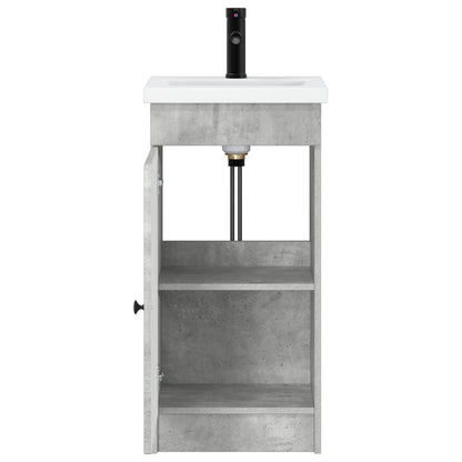 Mobile da bagno con lavabo Grigio Cemento 42 x 40 x 84,5 cm | homemem39