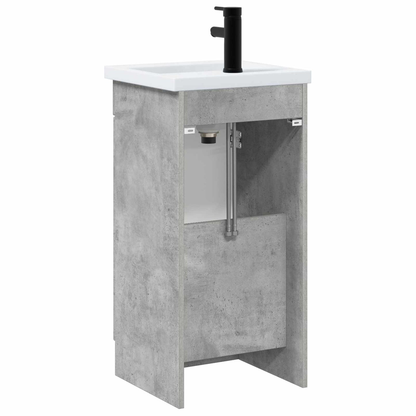 Mobile da bagno con lavabo Grigio Cemento 42 x 40 x 84,5 cm | homemem39