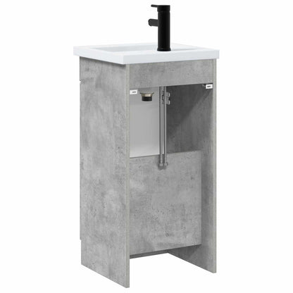 Mobile da bagno con lavabo Grigio Cemento 42 x 40 x 84,5 cm | homemem39