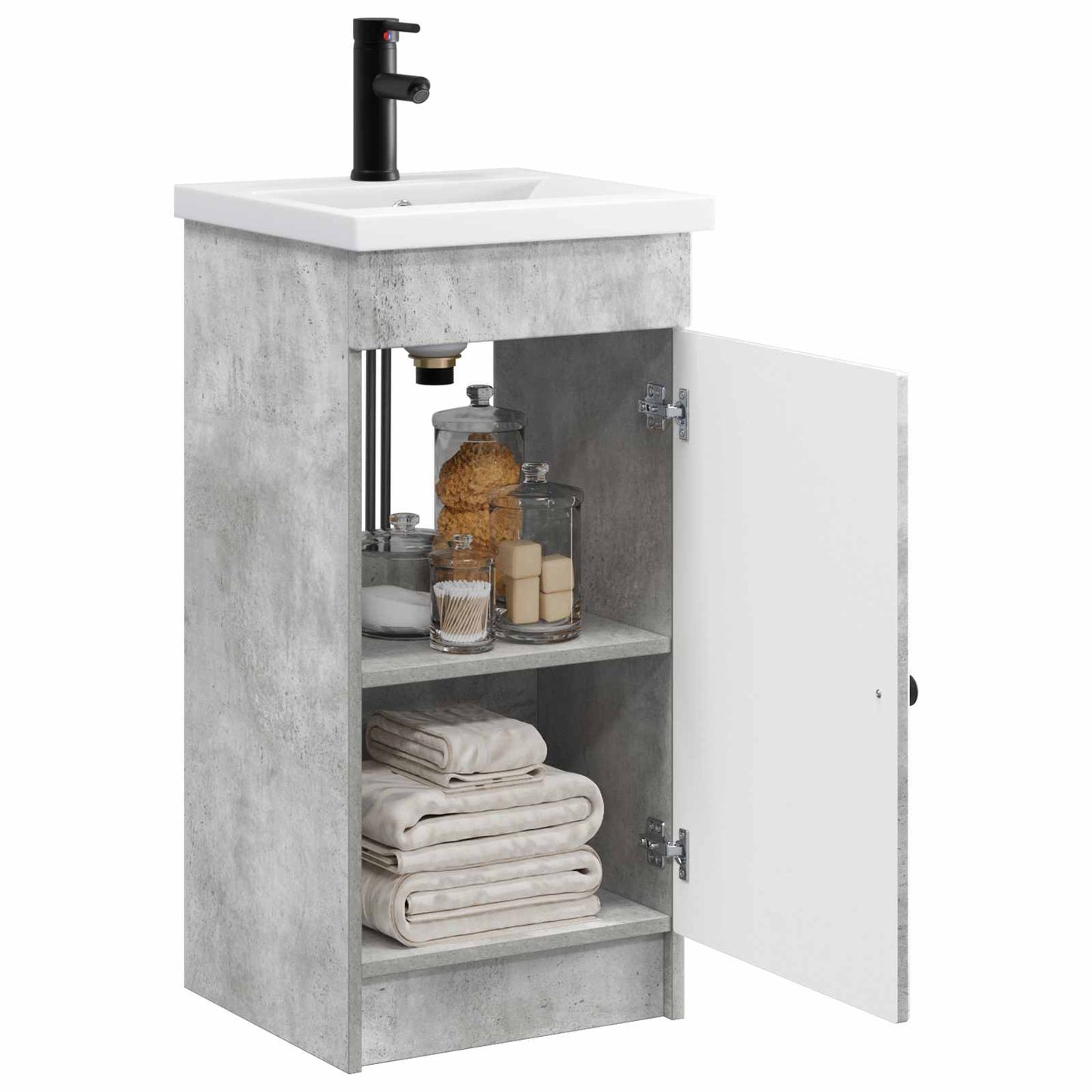Mobile da bagno con lavabo Grigio Cemento 42 x 40 x 84,5 cm | homemem39
