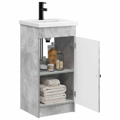 Mobile da bagno con lavabo Grigio Cemento 42 x 40 x 84,5 cm | homemem39
