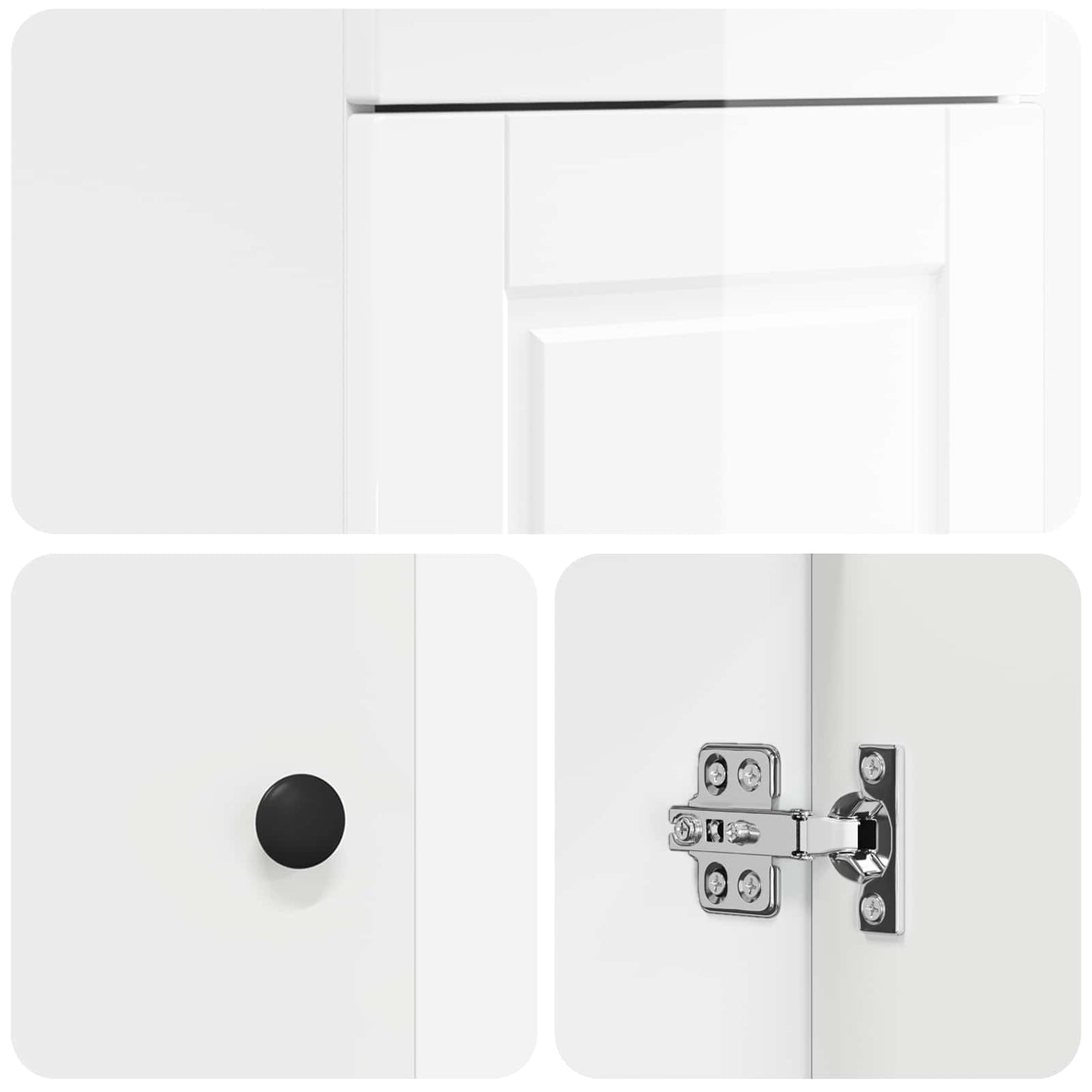 Mobile da bagno con lavabo Bianco Lucido 42 x 40 x 84,5 cm | homemem39