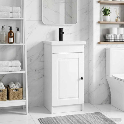 Mobile da bagno con lavabo Bianco Lucido 42 x 40 x 84,5 cm | homemem39