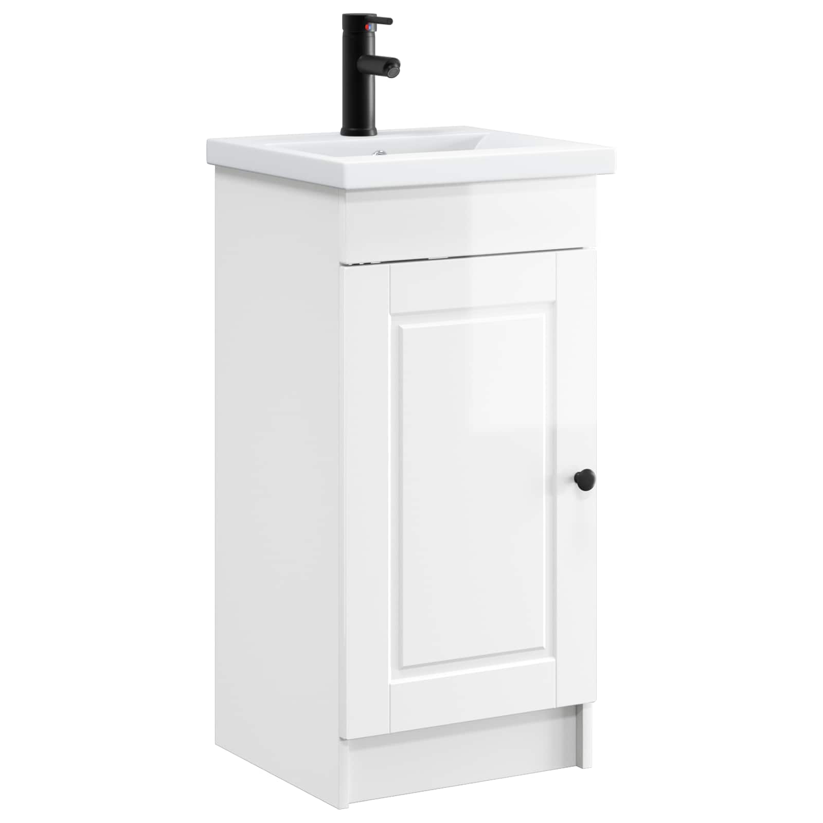 Mobile da bagno con lavabo Bianco Lucido 42 x 40 x 84,5 cm | homemem39