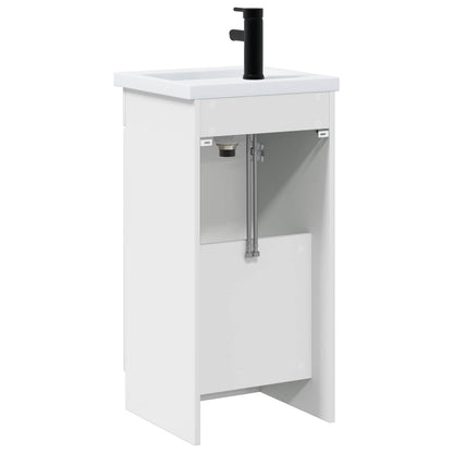 Mobile da bagno con lavabo Bianco Lucido 42 x 40 x 84,5 cm | homemem39